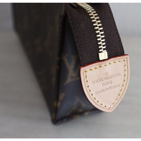 Louis Vuitton Monogram Small Poche Toilette Cosmetics Pouch w/Dust Bag - Picture 6 of 12